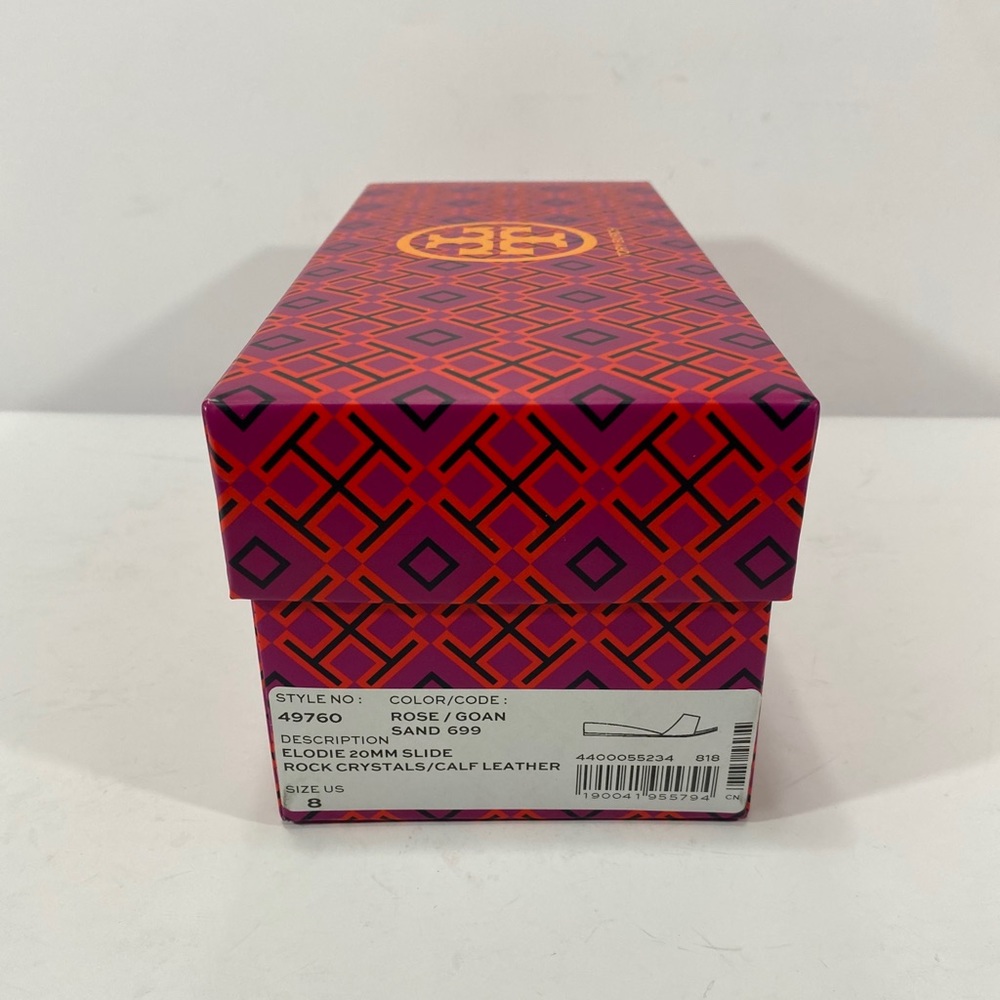 New Tory Burch Elodie Suede Slide - Picture 16 of 16